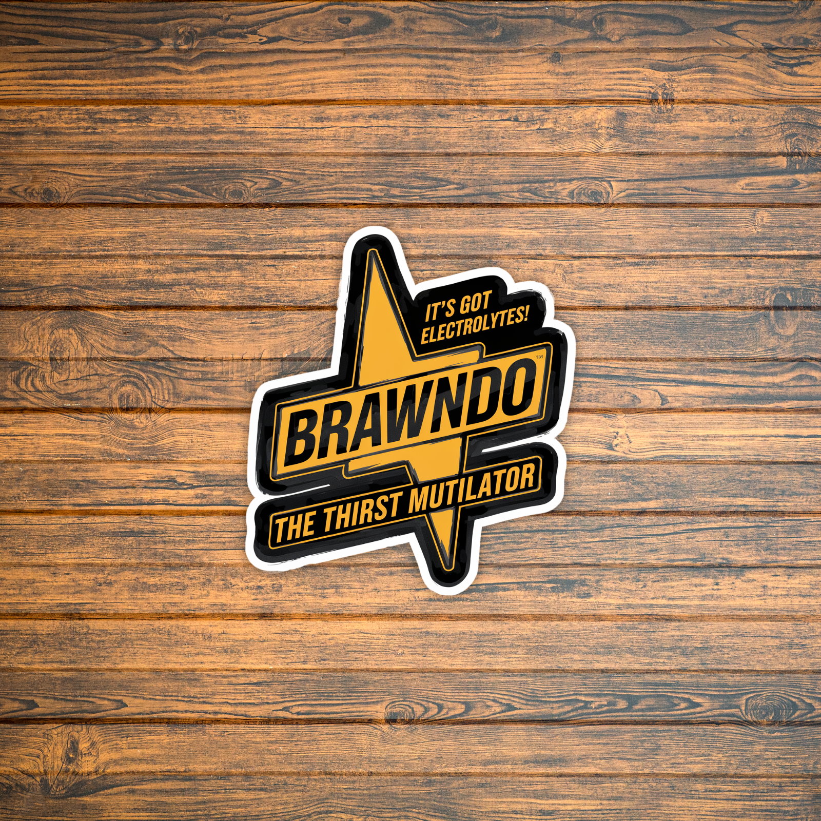 Brawndo The Thirst Mutilator Sticker - Electrolytes Idiocracy Movie ...