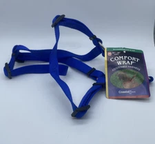 Coastal Pet Products Nylon Comfort Wrap Adjustable Dog Harness M Blue 3/4 Inch
