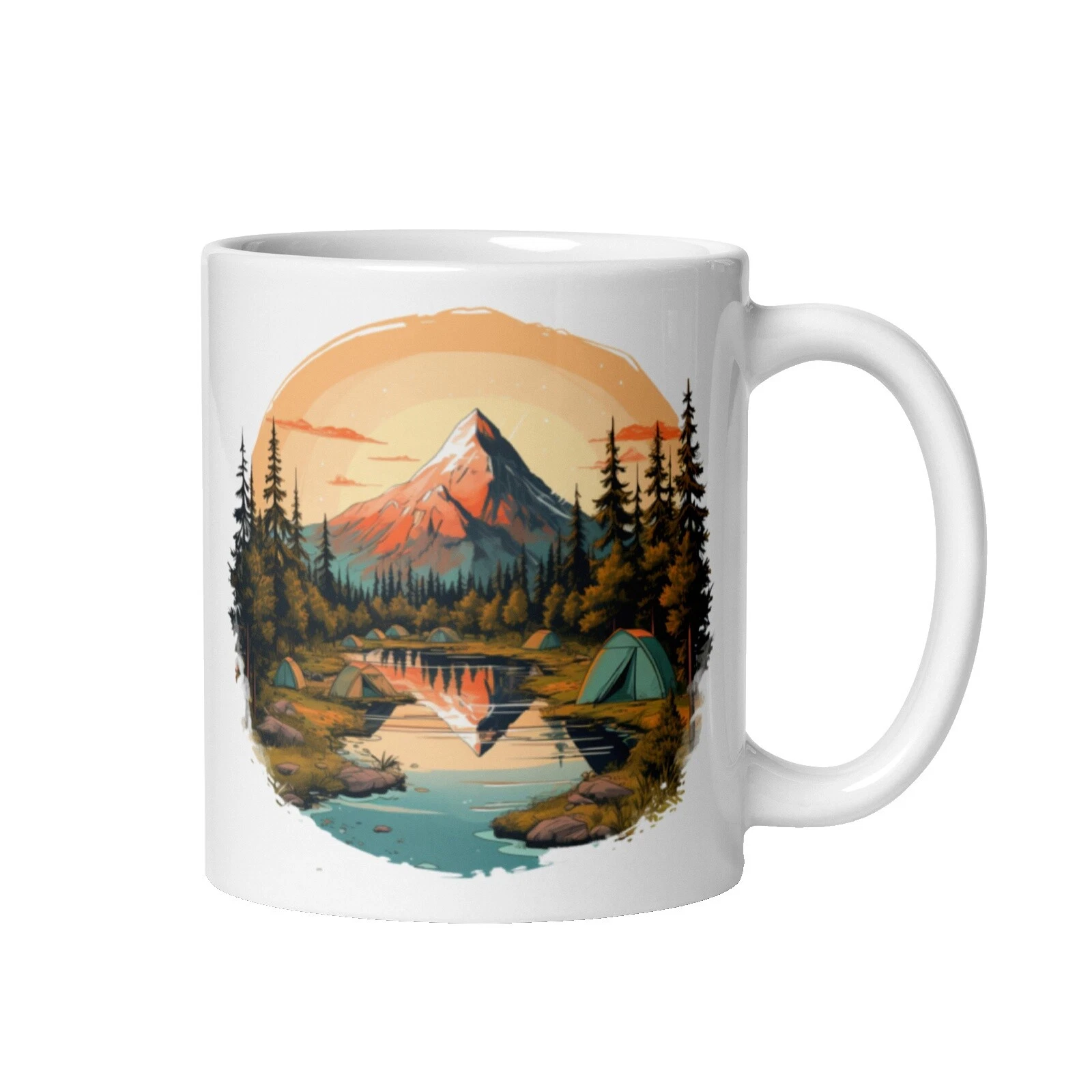 Branco Estampa de Natureza Pratos e utensílios para servir