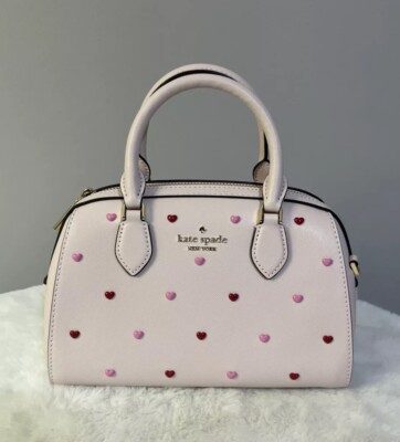 ショルダーバッグ・ポシェット Kate Spade Madison Heart Studs Small Dolly Duffle KK211 s-l400.jpg