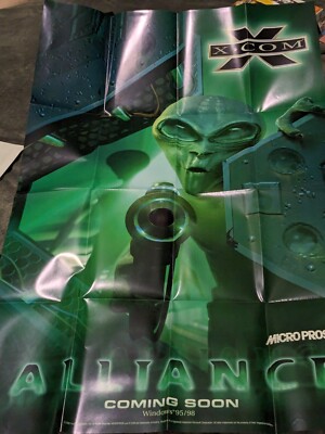 X-COM ALLIANCE COMING SOON PROMO POSTER Microprose