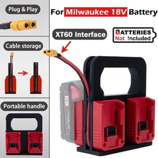 Portable Battery Extender For Milwaukee 18V Li-ion Battery XT60 Interface Output