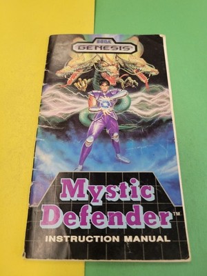 Mystic Defender (Sega Genesis, 1989) Manual Only | eBay