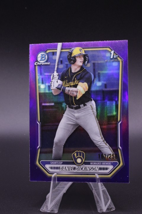 DANIEL DICKINSON 2026 BOWMAN CHROME #BCP-50 1ST PURPLE REFRACTOR 191/250
