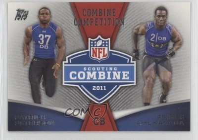 2011 Rising Rookies Combine Competition Patrick Peterson Prince Amukamara RC 1x9