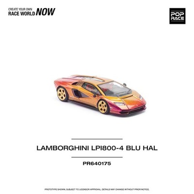Lamborghini LPI800-4 Blu Hal - 1:64 - POPRACE (PR640175)