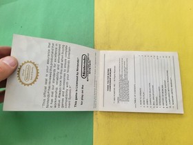 Vintage Nintendo NES Romstar *CHAMPIONSHIP BOWLING**Manual Only* *FREE SHIPPING*