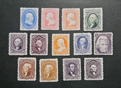 #ad #ad US Stamps SC# 63 78 1861 1866 Civil War Issue Replica Set $12.99