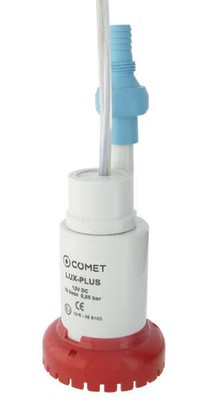 Comet Lux-Plus Tauchpumpe, 12V, 15L, 0,85bar, Rückschlagventil und Filter