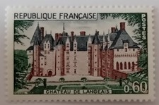 Timbre - FRANCE - Château de LANGEAIS - Neuf  N°1559 - 1968