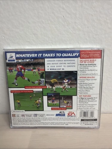 FIFA Road to World Cup 98 (Sony PlayStation 1 PS1, 1997) - CIB Tested Working
