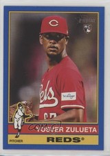 2025 Topps Heritage Dark Blue Border Yosver Zulueta #132 05nw