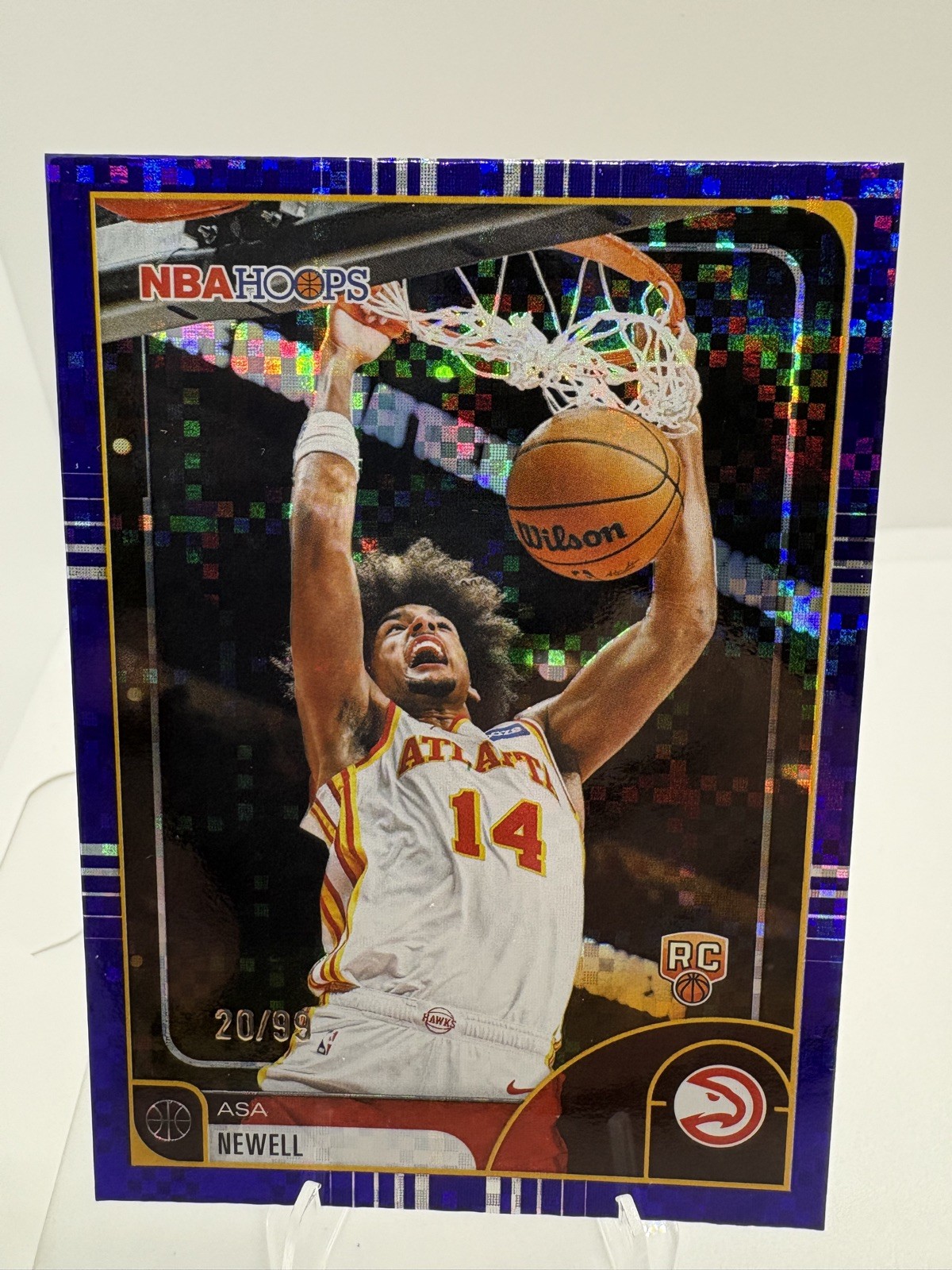 Asa Newell #52 (Basketball Cards 2025 Topps NBA Hoops) — is it worth grading?