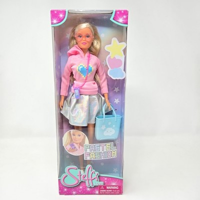 Steffi Love Pastel Fashion Doll Kids NIB Pink Hoodie Silver Skirt Accessories