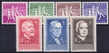 Belgium, 1955, COB 979/85: €70, Tuberculosis Control, Spring Joy, MNH