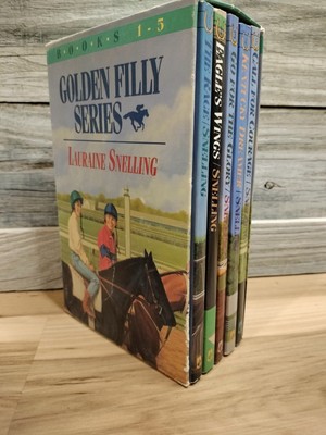 Lauraine Snelling Golden Filly Series  Paperback Book Set 1, 2, 3, 4, 5 W/Sleeve
