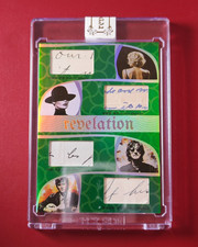 2025 Eternal Revelation Quad History Relics Monroe Hepburn Lennon Presley 1/5