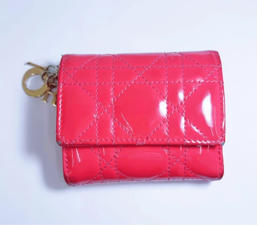 Portefeuille Dior Lotus (exclusivité Japon) rose