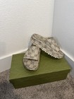 GUCCI INTERLOCKING G PLATFORM SLIDE SANDALS  SZ 37 US 7 — photo 6