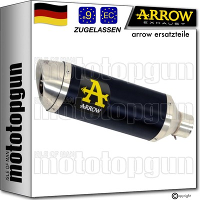 auspuff zugelassen schwarz thunder arrow fur honda cb 650 r 2021 21 2022 22