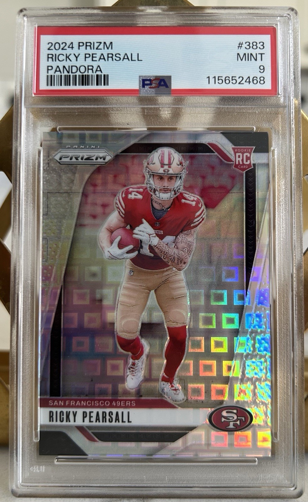 2024 Panini Prizm - Rookies Ricky Pearsall #383 Pandora Prizm /400 (RC)