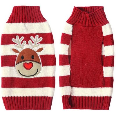 Pet Xmas Pullover - Pullover Welpe Kapuzenpullover Strick Halloween Cartoon