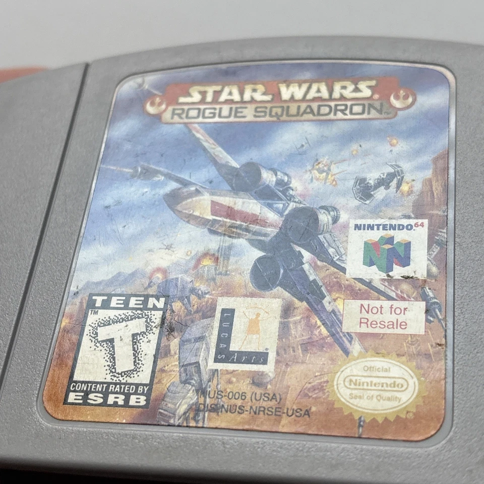 Star Wars Rogue Squadron NFR Not For Resale Nintendo 64 N64 Authentic Kiosk Demo - Image 3 of 4