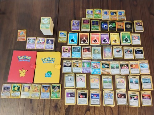 667 Pokemon Cards Including Original Vintage Pocket Monsters & Cardholder Case