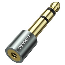 NIMASO 3.5mm Female to 6.35mm Male Stereo Adapter NAD21H328 Japan Import
