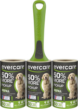 180-Sheet Pet-Hair Lint-Roller with 2 Refills and Sticky-Sheet Remover