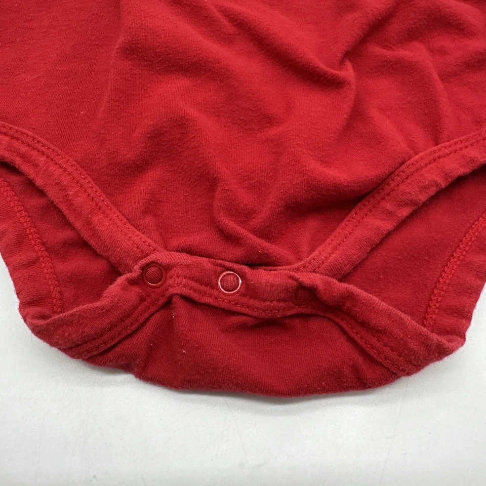 Koala Bebé Una Pieza Niñas Pequeñas Talla 24M Lentejuelas Rojas Snap. #35859 Foto 3 de 4