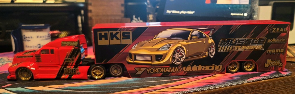 Muscle Machines 1:64 RX Hauler Nissan 350z Tuner Rare