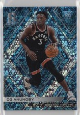 2017-18 Panini Spectra Neon Blue Prizm 30/99 OG Anunoby #81 00f8