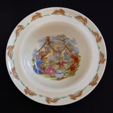 Royal Doulton BUNNYKINS Bone China Cereal Bowl 1976-1987 Ring Around Rosies