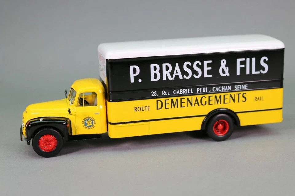 CAMION D'AUTREFOIS -N°90 - CITROEN T55 60 "BRASSE & FILS" (1961) - 1/43 - Photo 2/4