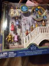 Disney Wish Kingdom of Rosas Character Small Doll Set, 10 Posable Mini Dolls