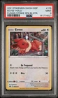2021 Black Star Promo Fusion Strike 3 Pack Blister # 175 Eevee Holo PSA 9 Card !