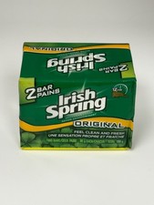2 Irish Spring Original Bar 90g Deodorant Bath Soap old formula NO FLAXSEED OIL