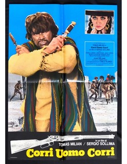 manifesti CORRI UOMO CORRI tomas milian sergio solima chelo alonso S03