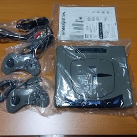 Sega Saturn console with bonus software and controller software loading confirme