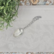 Antique Sterling Silver Souvenir Spoon: Soldiers & Sailors Monument Indianapolis