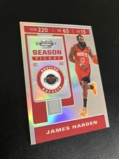 James Harden “Silver Prizm” 2019-20 Optic Contenders Basketball