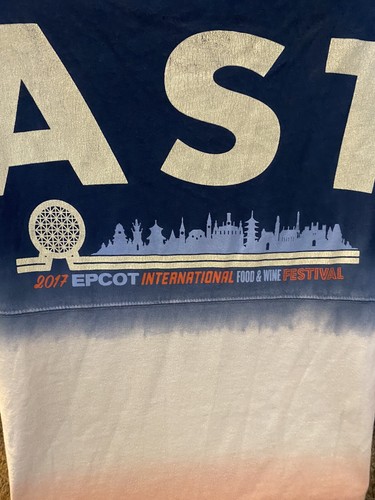 Disney Parks Spirit Jersey Adult Small 2017 Epcot Food & Wine Festival T Shirt - Picture 5 of 8