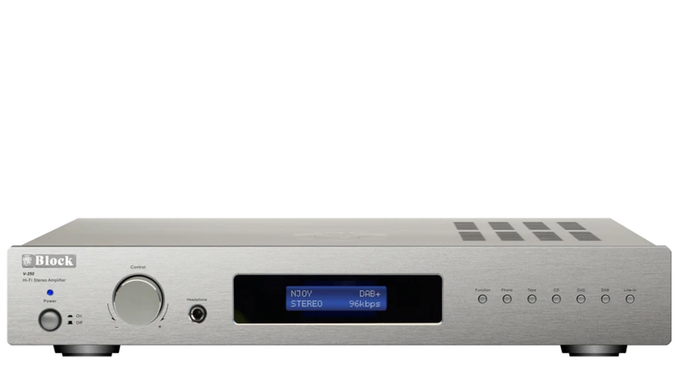 Audioblock V-250 Vollverstärker Diamantsilber - Bild 2 von 3