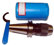 Techniks CAT 40 SPU 1/2" CNC Integral Shank Precision Keyless CNC Drill Chuck