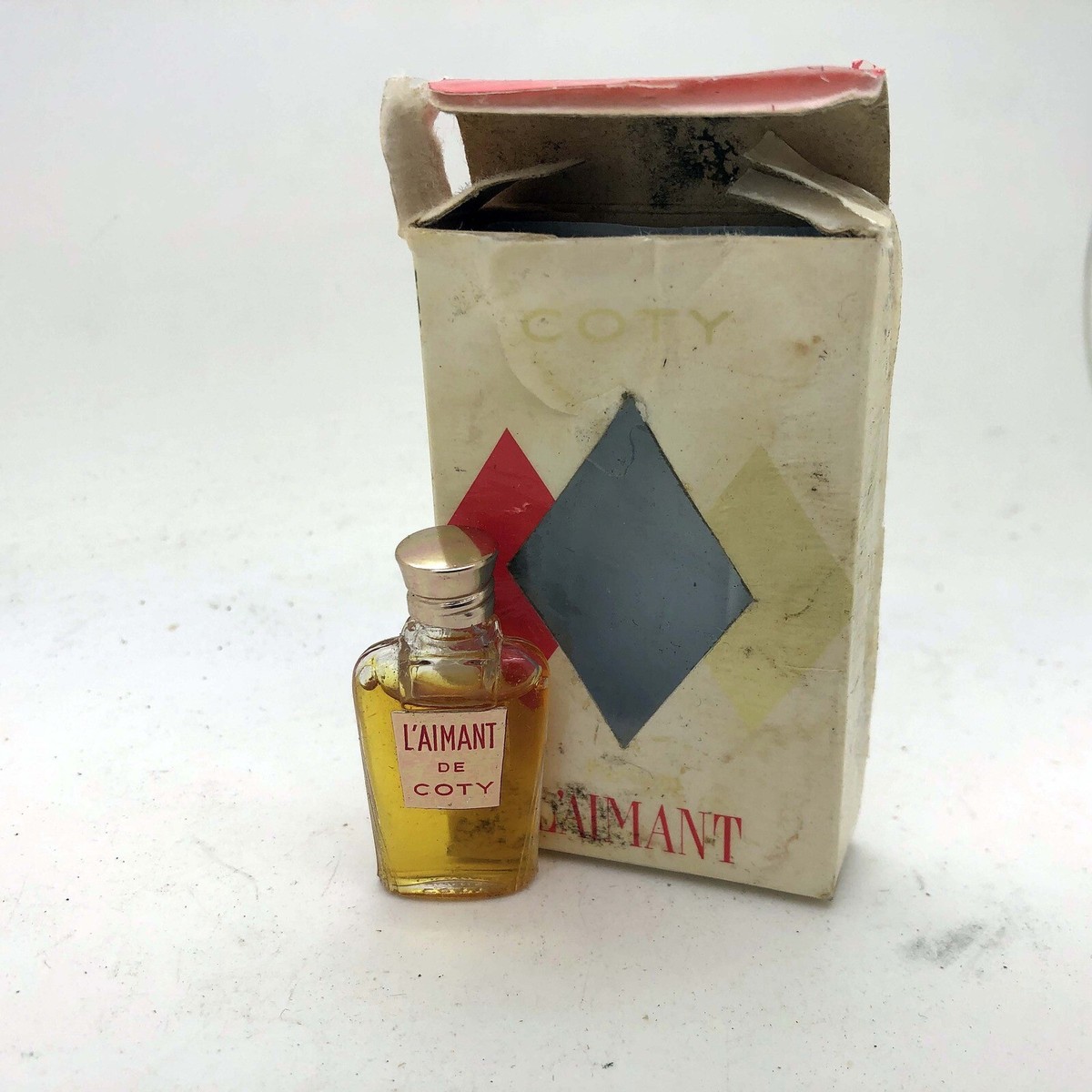 【希少】COTY　L'AimanT　コティ　ヴィンテージ　パルファム Vintage Coty L'Aimant 2.5 Oz. Parfum De Toilette Fragrance