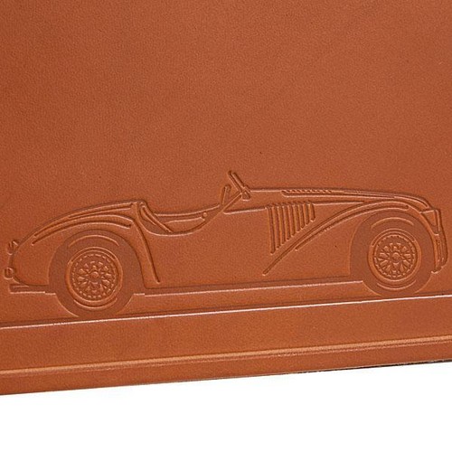 Ferrari 50th Anniversary Leather Relief Made by Schedoni 30×23 cm 1947-1997 New - Picture 6 of 10