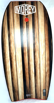 Morey Mach 11Tube Rail Red & Faux Wood Grain Body Boogie Board