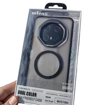 NEW TPU Shockproof Dual Color Magnetic Back Case For Huawei Mate 70 RS Ultimate