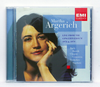 MARTHA ARGERICH live from the concertgebouw 1978-1979 ⸺ EMI CD NM